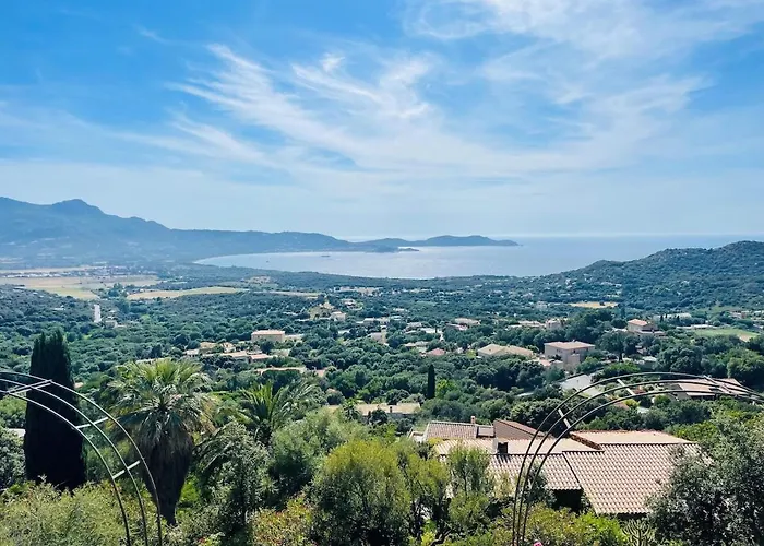 A Hilltop Haven In - Sea View And Cascading Terraces Vila Lumio (Corsica)