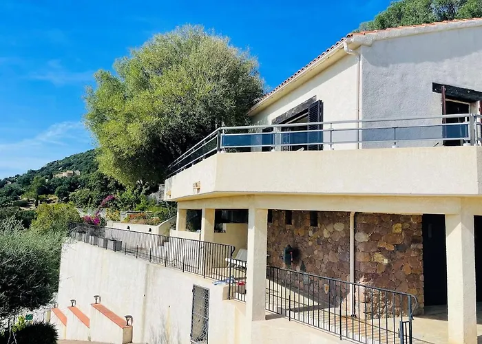 A Hilltop Haven In - Sea View And Cascading Terraces Lumio (Corsica)